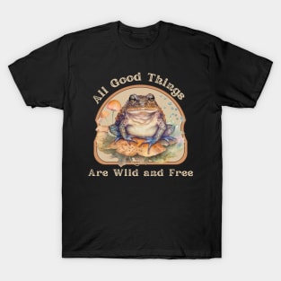 Wild and Free Fairycore Toad T-Shirt